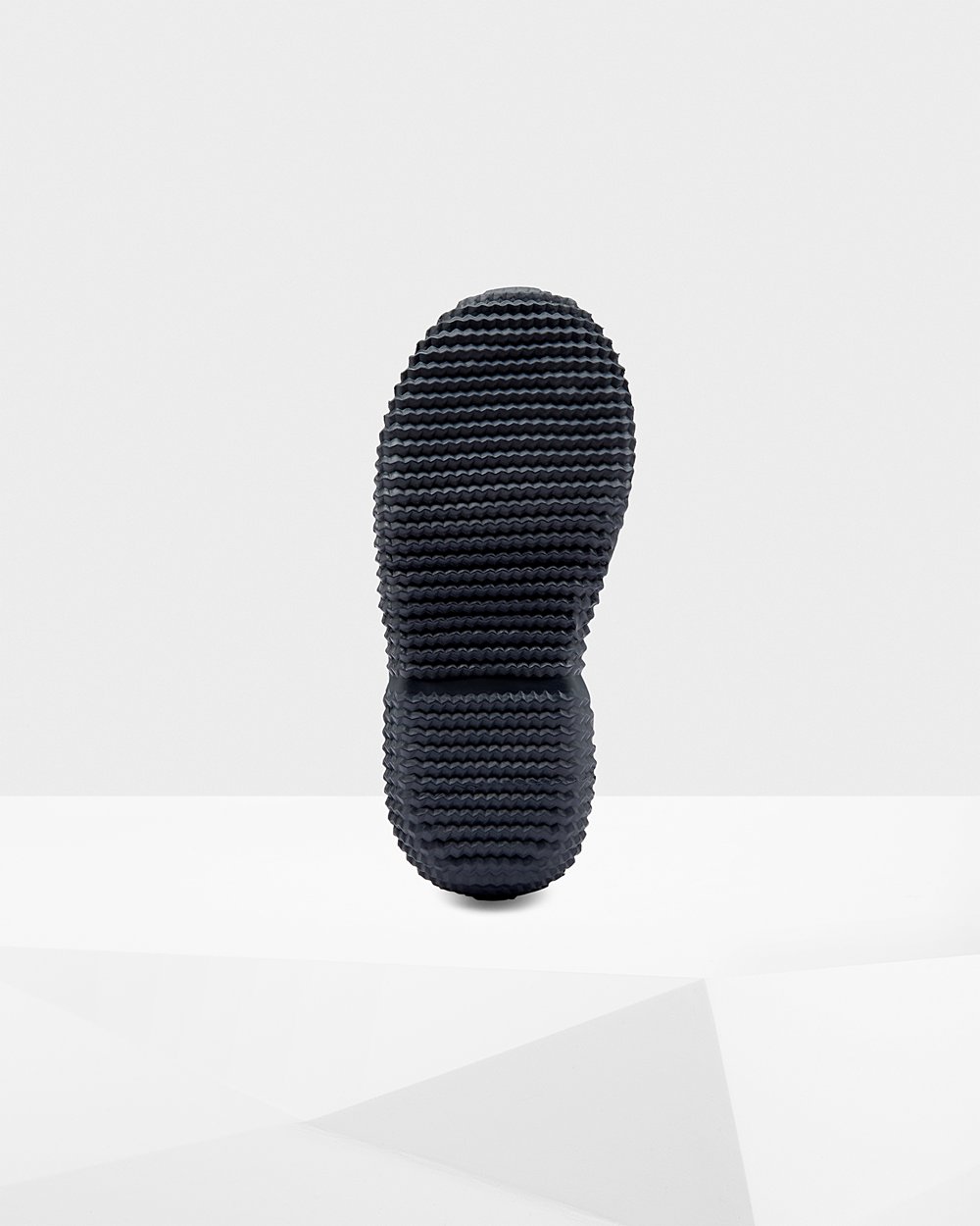 Hunter Sne Støvler Børn Mørke Blå | Original Big Insulated Roll Top Sherpa | TSZQM-9516